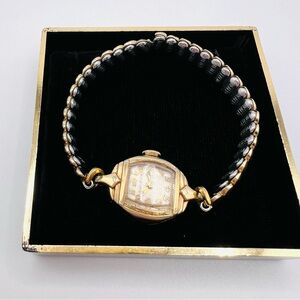 Vintage Bulova 10k Rolled Gold Plated Women’s Watch Untested